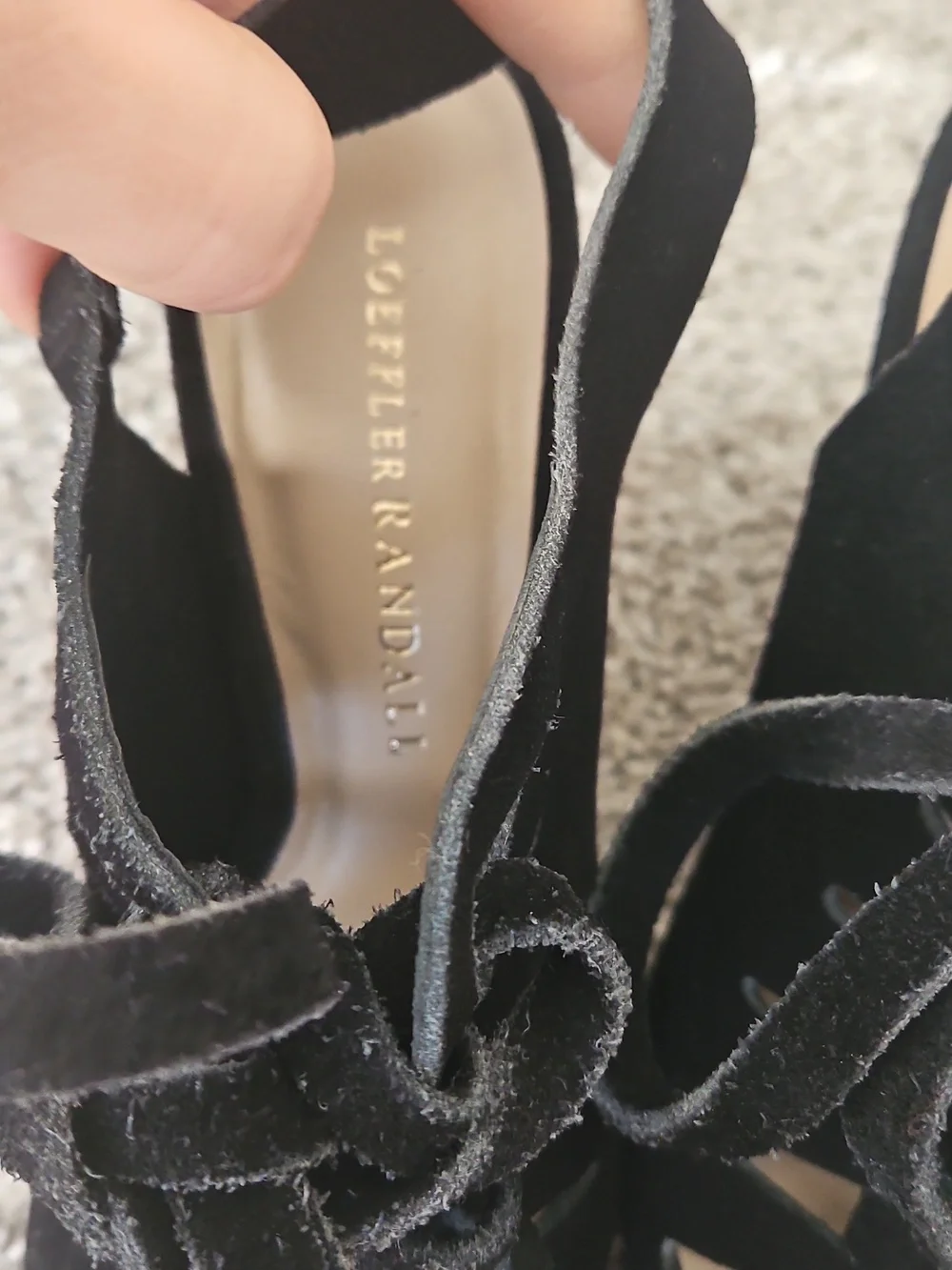 Loeffler Randall chic black